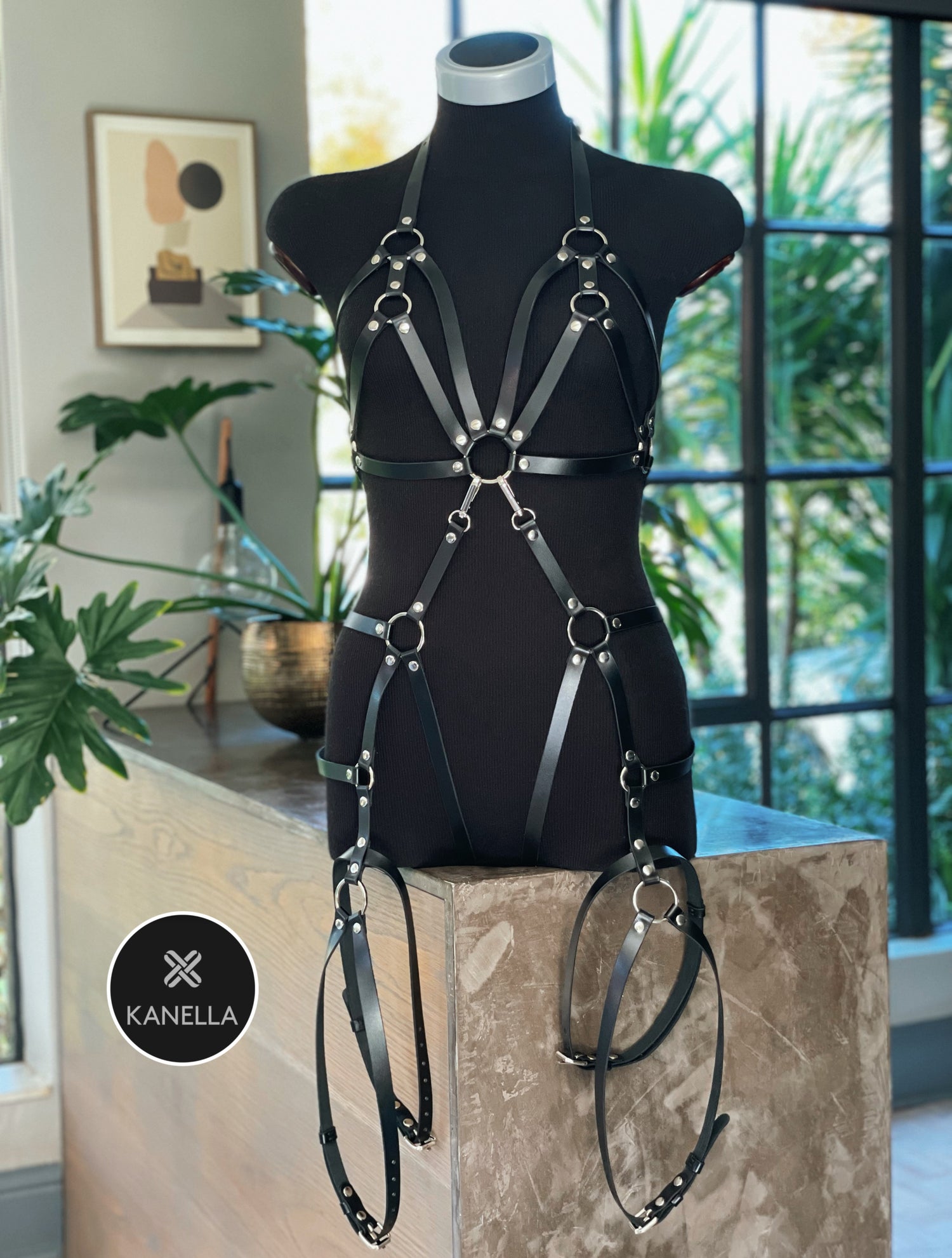 Full Body Harnesses - Kanella | Leather