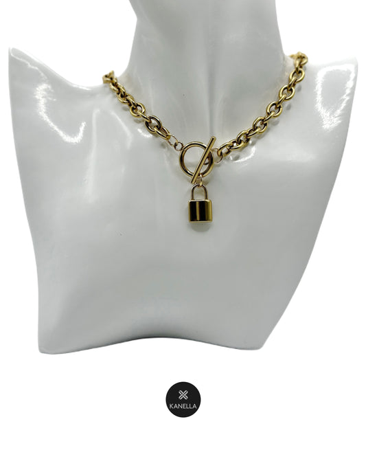 Ariadne Chain Necklace - Kanella Leather