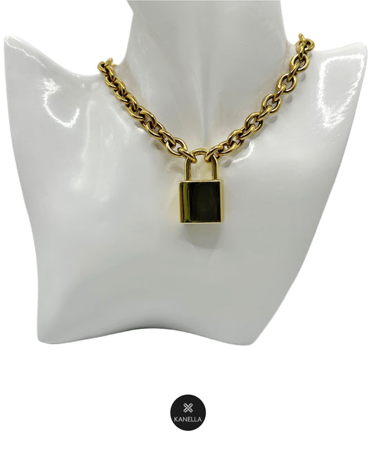 Kharis Chain necklace - Kanella Leather