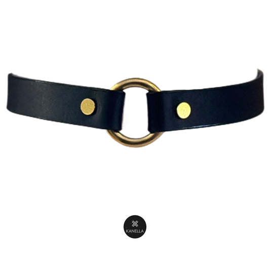 Helia Leather Choker - Kanella Leather