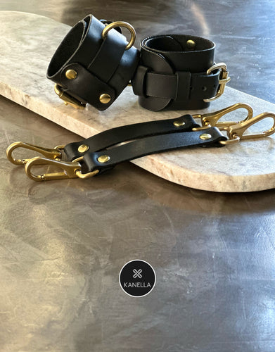 Dextera Ankle Cuffs + Heel Straps – Kanella Leather