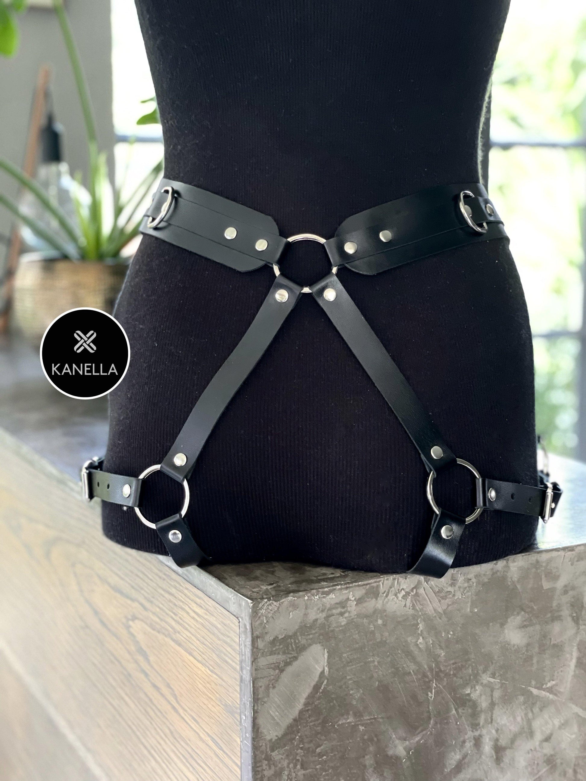 Allegra Full Body Harness - Kanella Leather